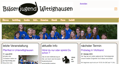 Desktop Screenshot of blaeserjugend-wittighausen.de
